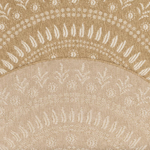 Tapis extérieur tissé kilim rond PAVE