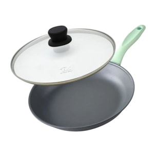 Poêle à frire et couvercle de cuisson de 20 cm de diamètre Fackelmann Ecolution