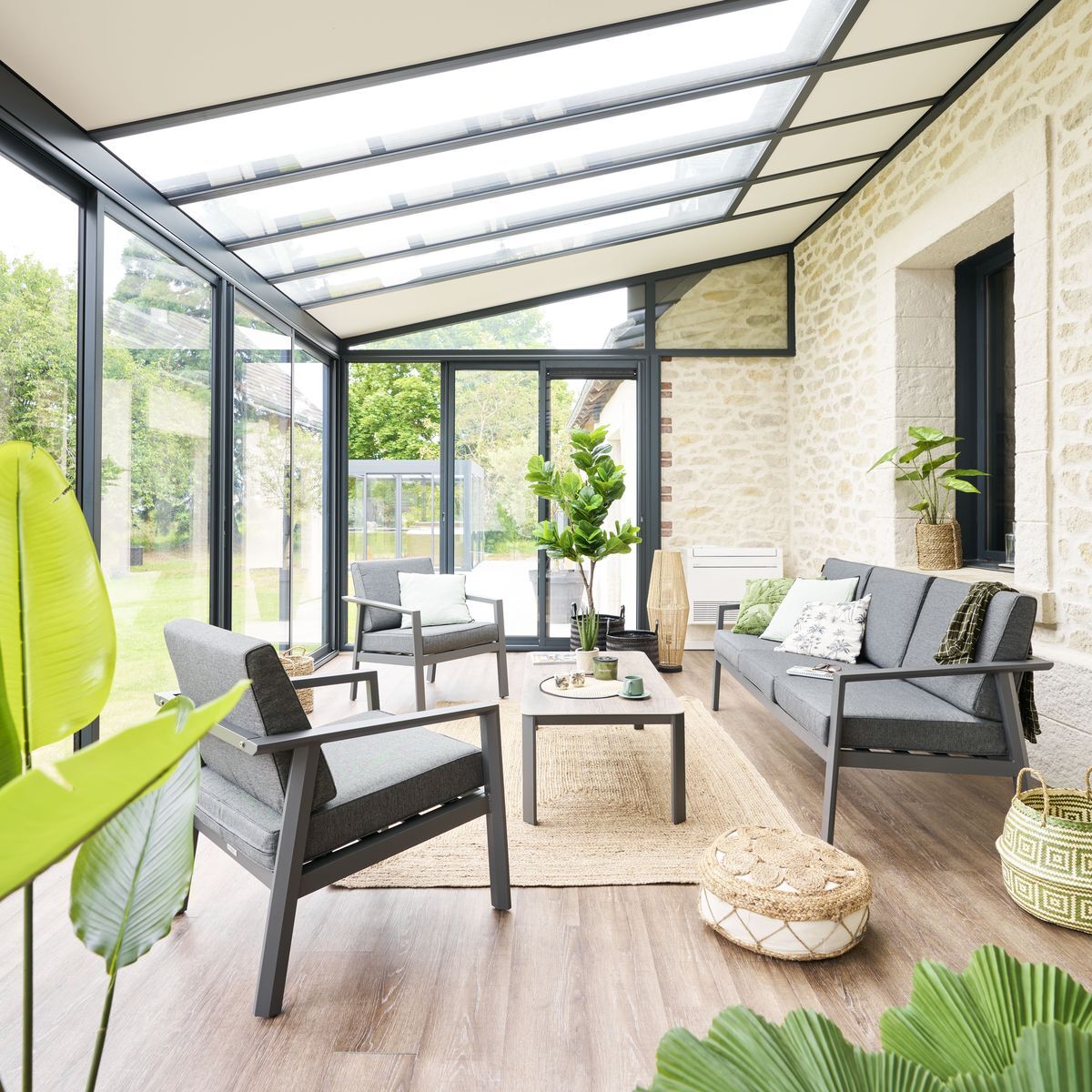 Salon de jardin Pavane Graphite