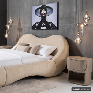 Chevet Groove taupe Kare Design
