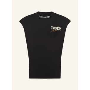 PLEIN SPORT Camiseta sin mangas con capucha TIGER