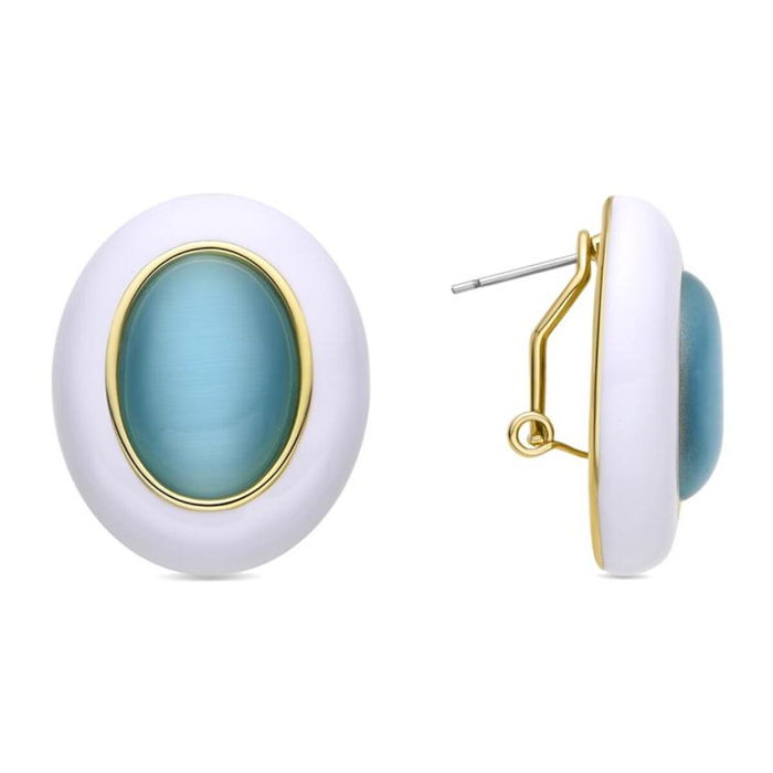 Pendientes Lux by Lux acabadoss en oro amarillo 18K