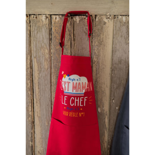 Tablier de cuisine Chef maman recyclé