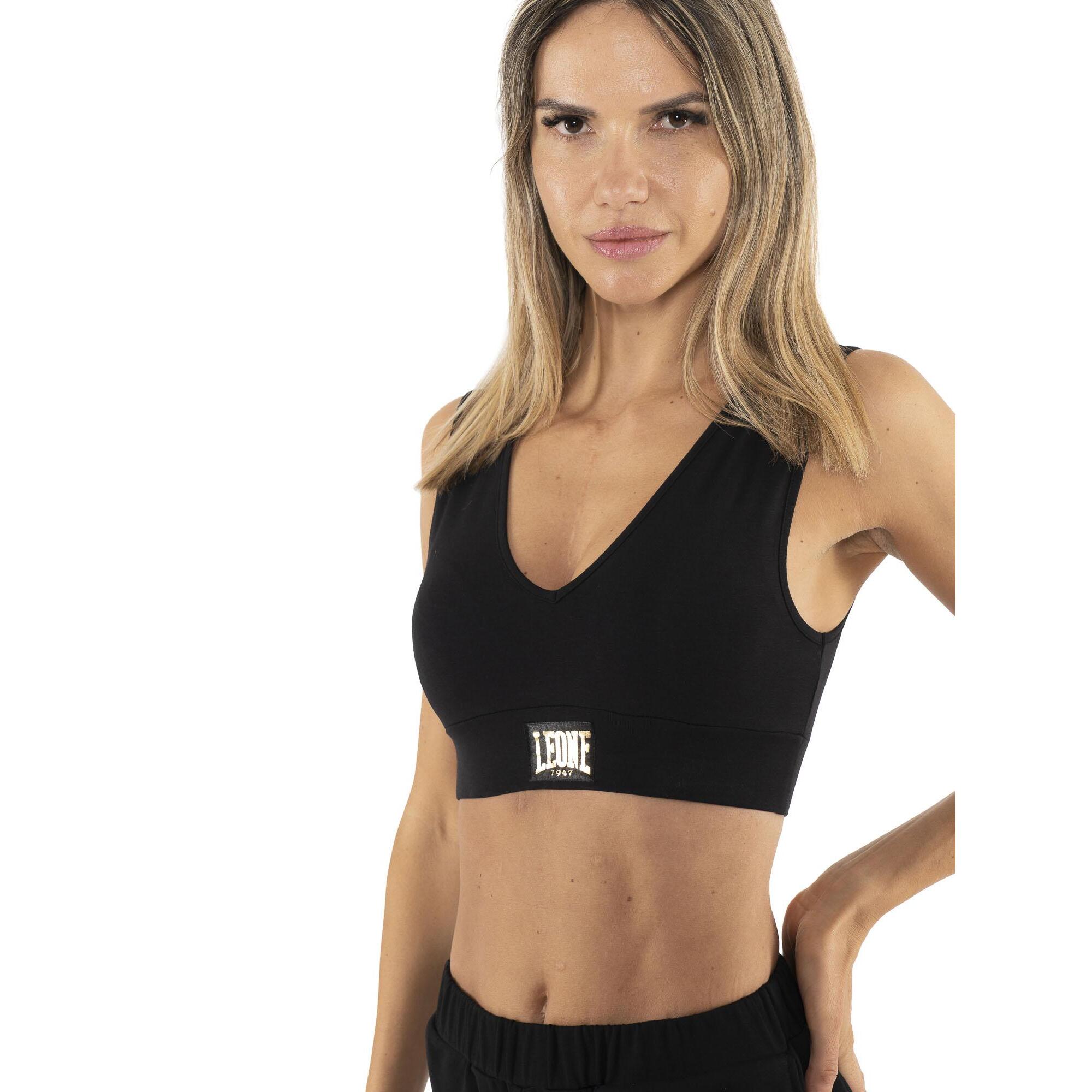 Top da donna logo oro Leone Gold