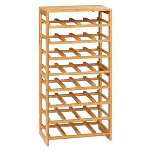 Rangement 32 bouteilles "Linha" bambou