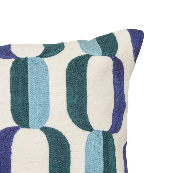 Coussin Hary bleu 75x35cm