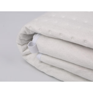 Chauffe-lit électrique 60W laine blanc