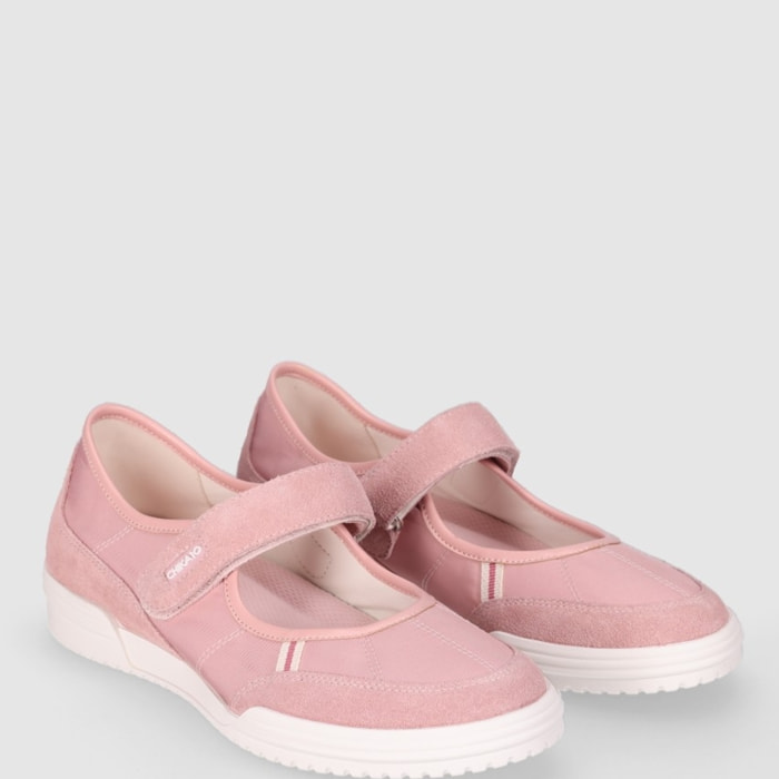 Zapatos de Tejido - Nude - Tacón: 1 cm