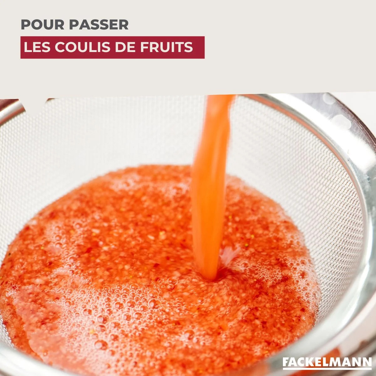 Passoire Chinois en inox Fackelmann
