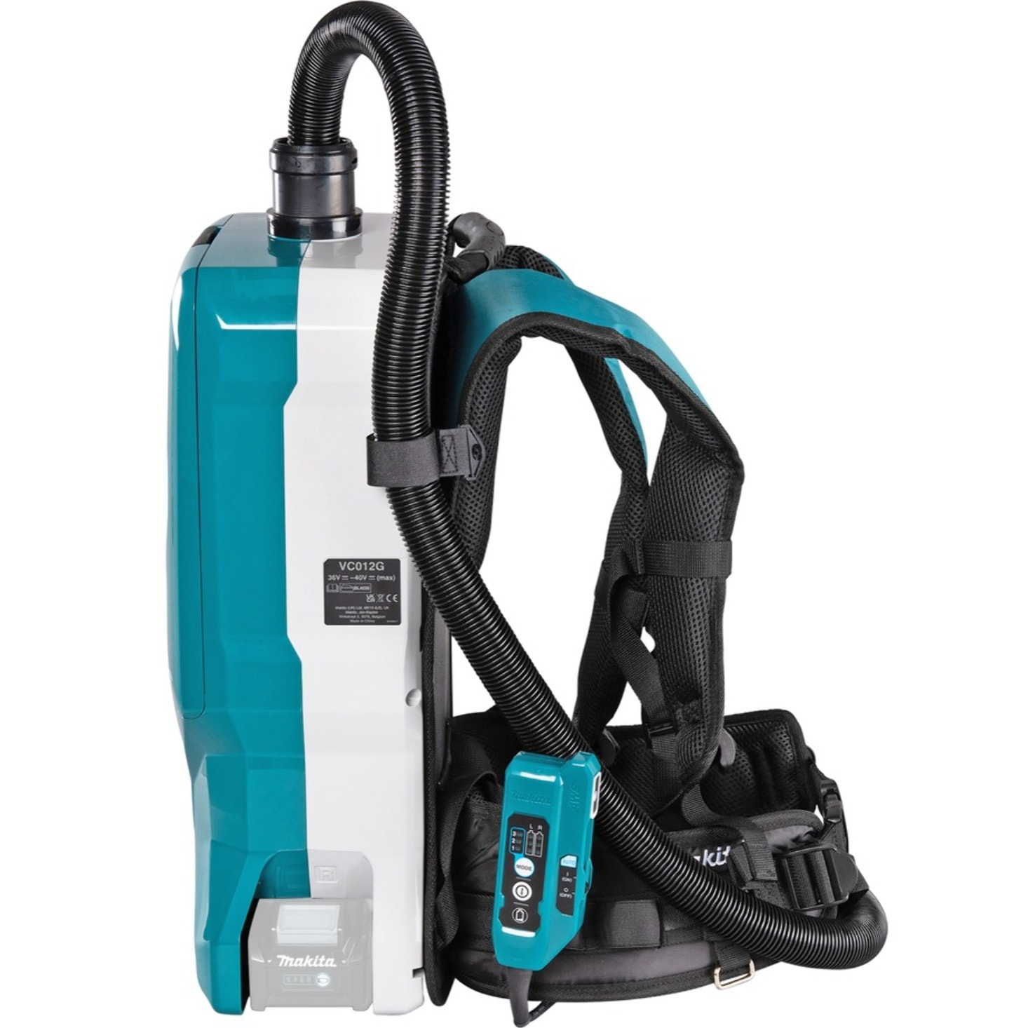 Aspirateur dorsal - Nettoyage - XGT 40V, volume 6 L avec AWS (Chantier), sans batterie ni chargeur - MAKITA - VC012GZ01
