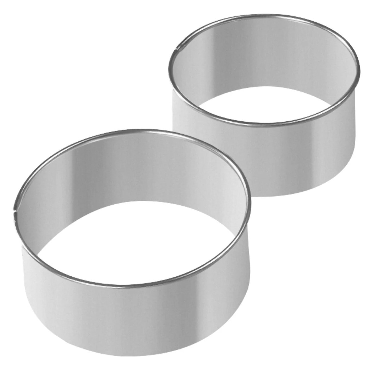 Lot de 2 emporte-pièces ronds pour beignets en inox Zenker Emporte-pièces