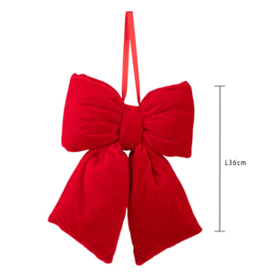 Fiocco velluto - Pezzi 3 - ROSSO - Bianchi Dino SpA