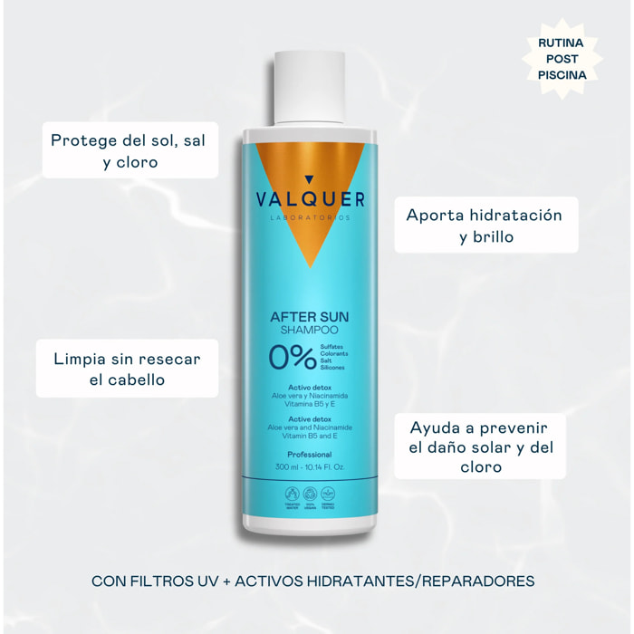 Champú After Sun Detox Capilar – Protección y Reparación Después del Sol - 300 ml