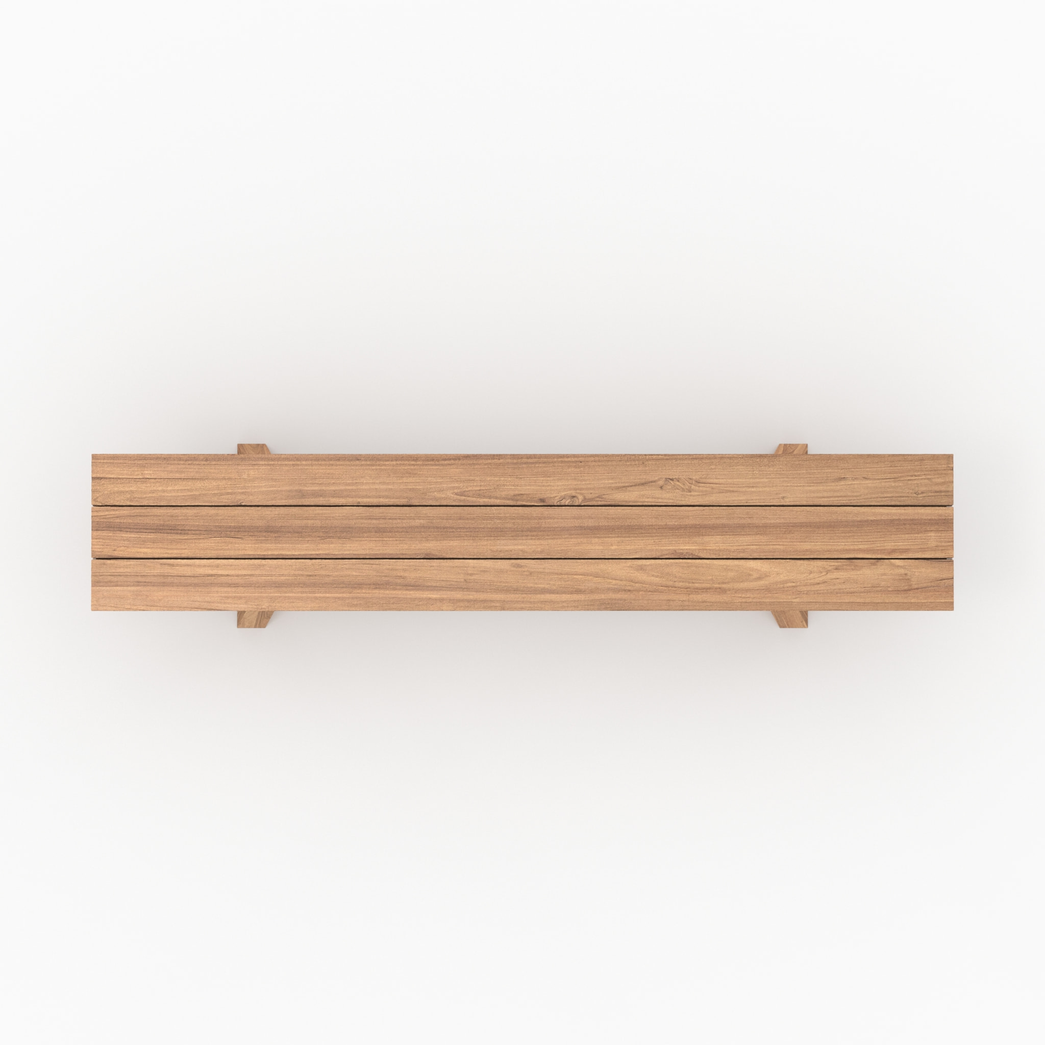 Banc de jardin en bois de teck 4 personnes - Soraya