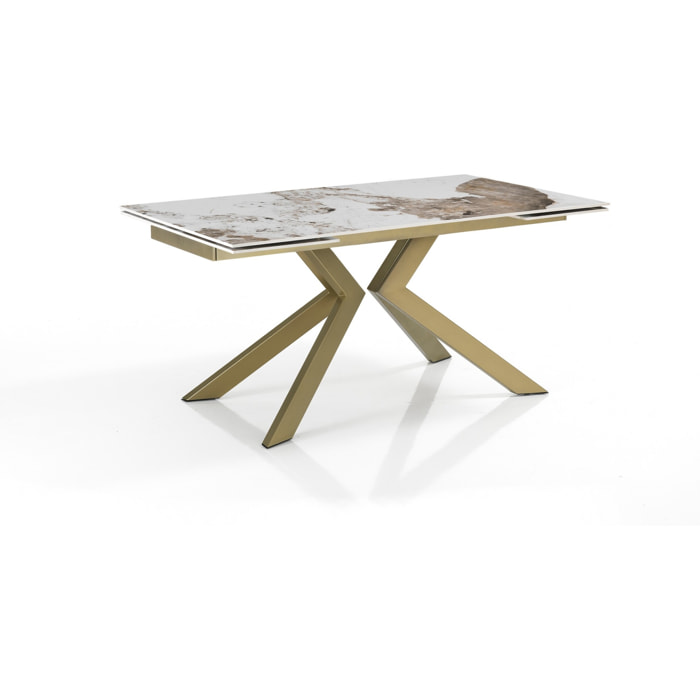 Tomasucci Table extensible STAR ONICE GOLD