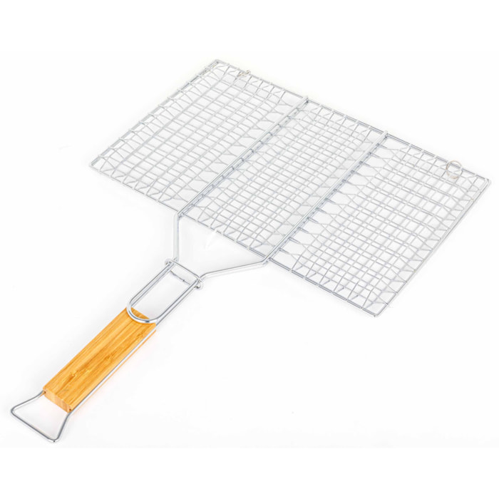 Grille rectangulaire en acier chromé Somagic - 34 x 22 cm