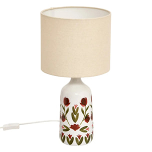 Lampe Keila cylindrique H.42cm