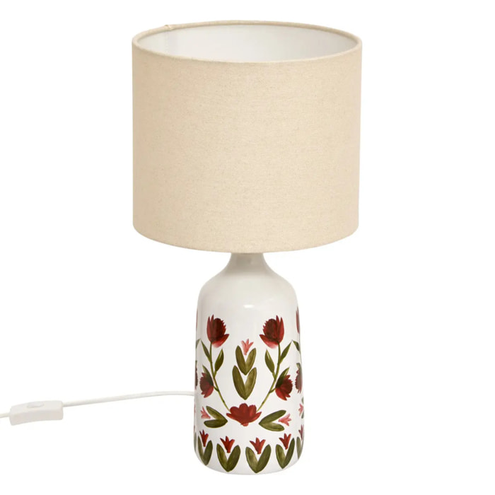 Lampe Keila cylindrique H.42cm