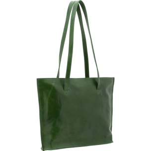 Borsa a spalla da donna - Modello False - 100% pelle - 31.0 x 43.0 x 10.0 cm