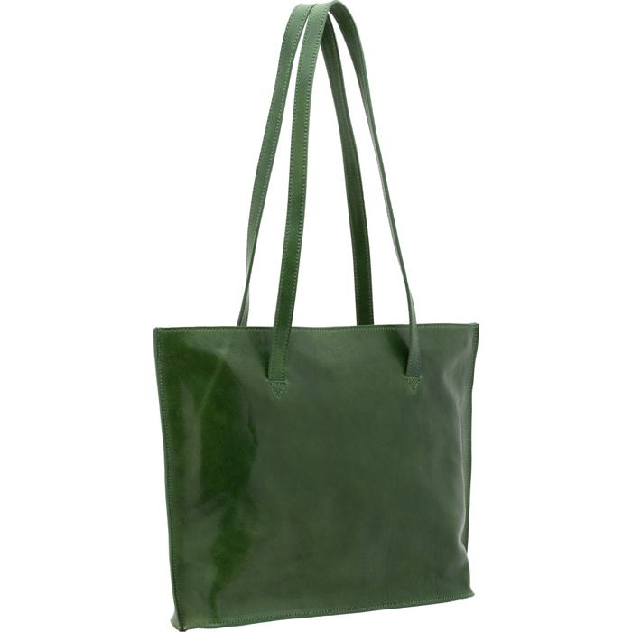 Borsa a spalla da donna - Modello False - 100% pelle - 31.0 x 43.0 x 10.0 cm