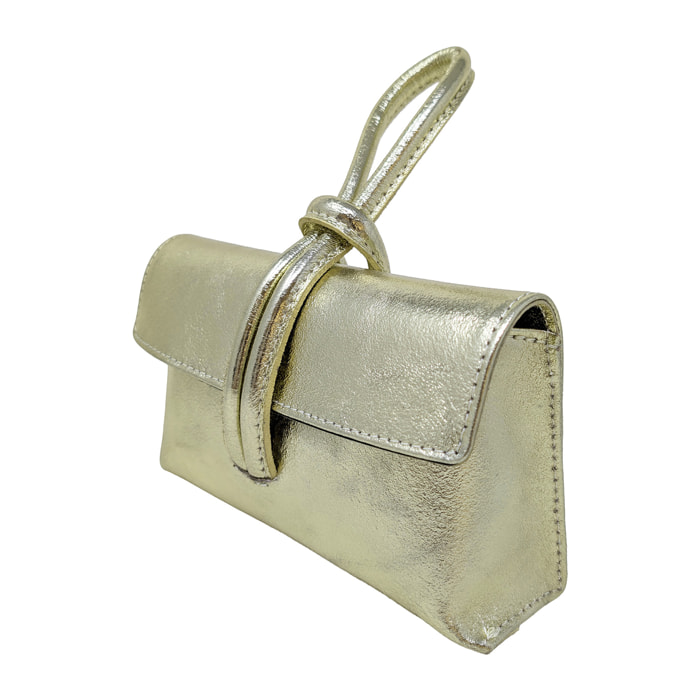 Borsetta Pochette in Vera Pelle Made in Italy