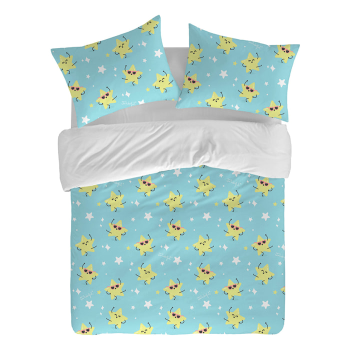Funda nórdica Mr. Wonderful Estrellas - 100% algodón -