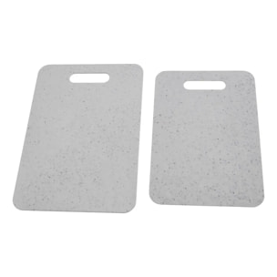 Planche à découper Essentiels L21,5/24cm blanc 2 pièces