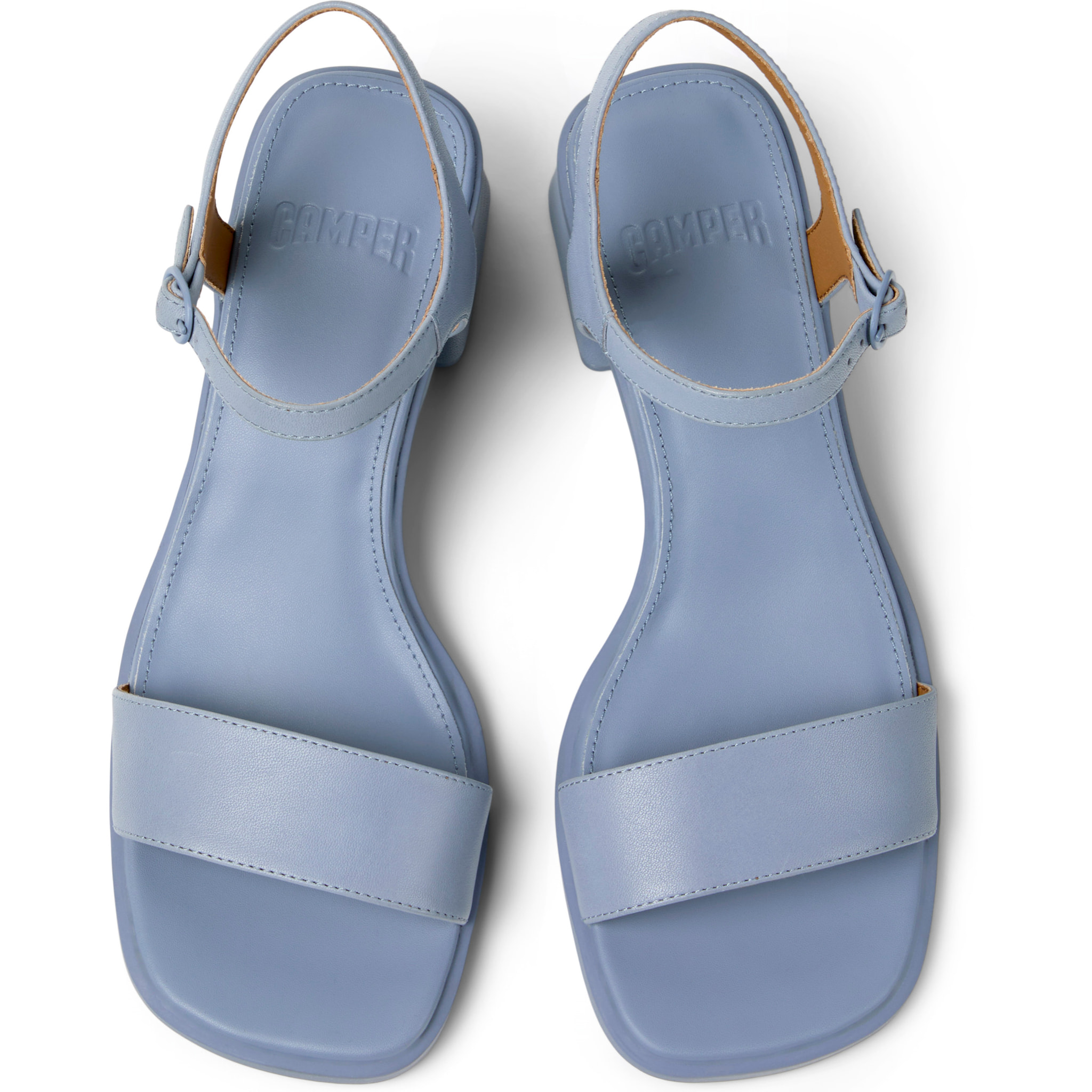 Sandalias - CAMPER Kora Sandal - Azul - Cuero liso