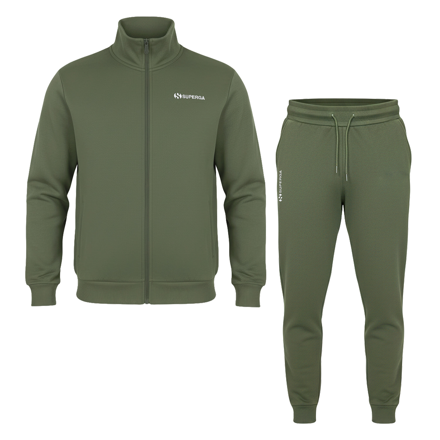 Tuta Uomo SUPERGA Cotone Felpato Full Zip