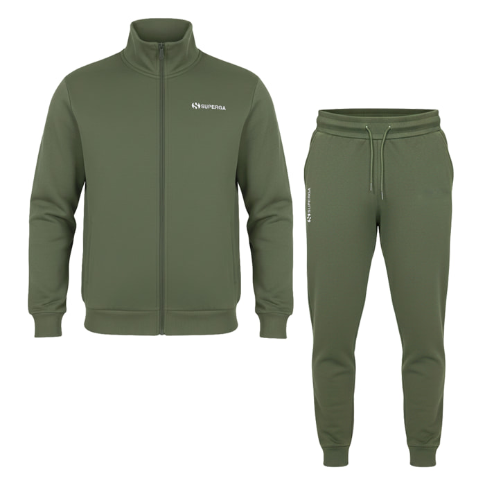 Tuta Uomo SUPERGA Cotone Felpato Full Zip