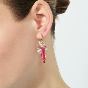 Pendientes Boys acabado oro rosa 18k
