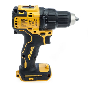 Perceuse visseuse compacte 18V XR - DEWALT - avec 2 batteries 18V 2.0 Ah - chargeur - coffret - DCD708D2T-QW