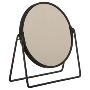Miroir balançoire avec pieds D17cm noir