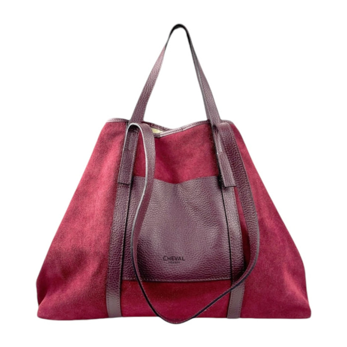 Borsa a spalla Cheval Firenze Formentera F/W Bordeaux