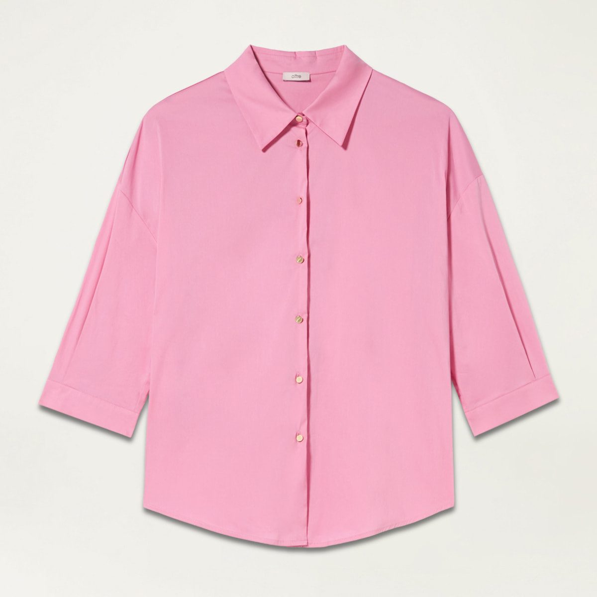 Oltre - Camisa de manga tres cuartos - Rosa