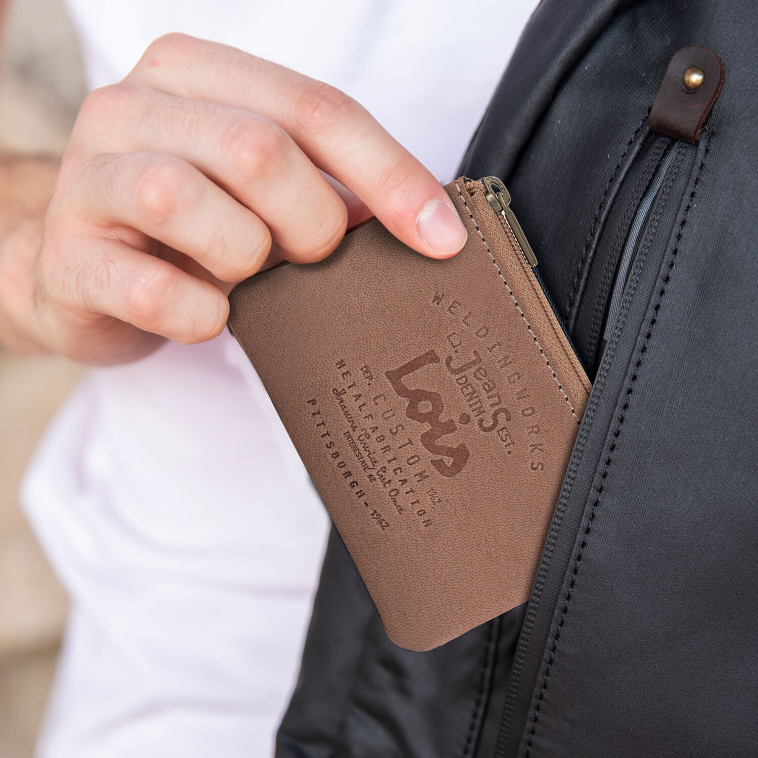 Cartera Lois Lois Jeans Coñac