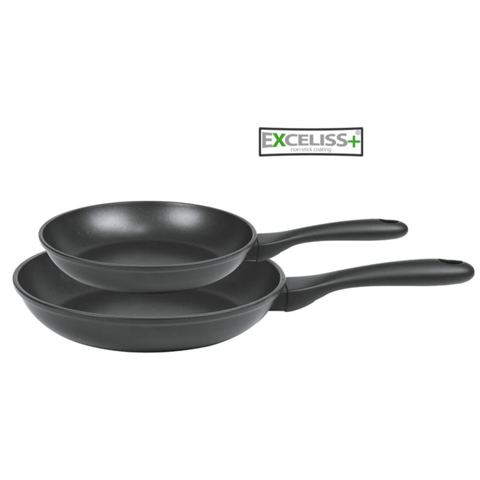Set 2 poêles antiadhésives en aluminium Exceliss®+