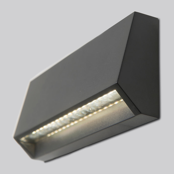 Forlight Grove Aplique Led para Exterior de 1,4W Resistente al Agua IP65. Foco Led Pared y Suelo para Señalización de Jardín y Patio