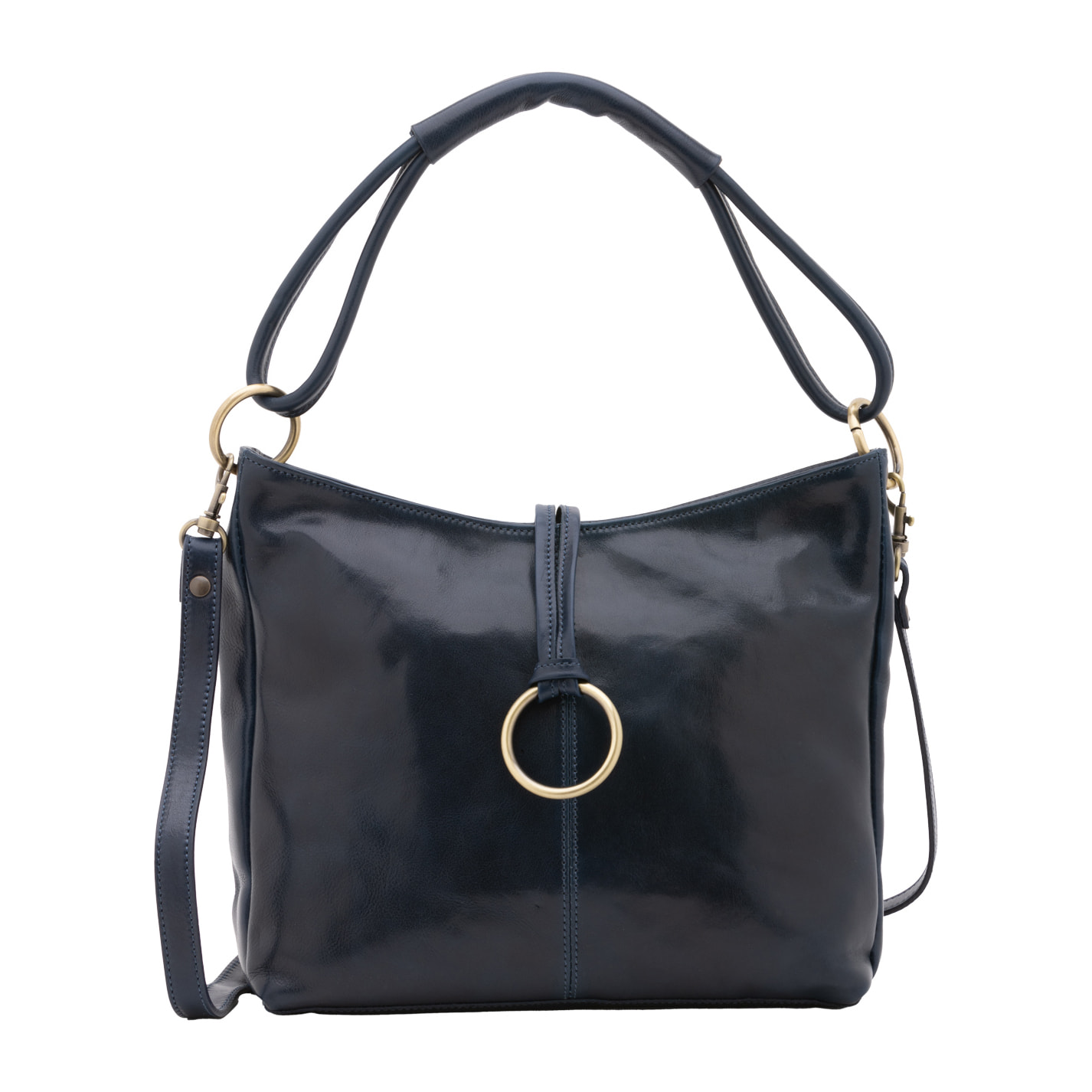 Borsa a spalla  da donna In Vera pelle Made in Italy 29x32x11 cm