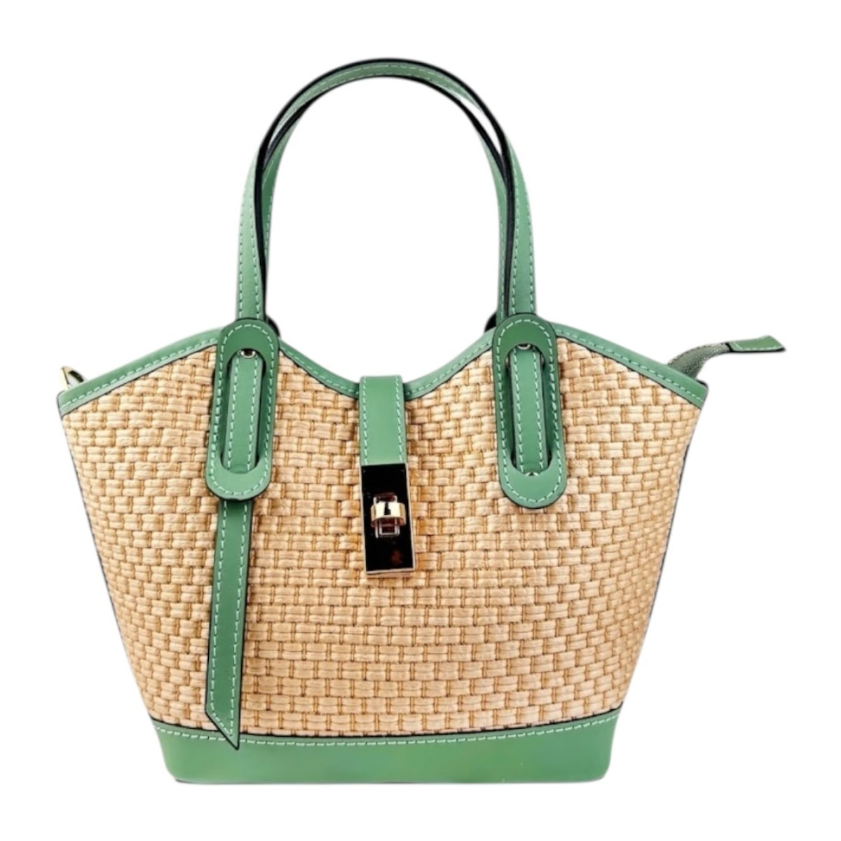 Borsa a mano Cheval Firenze Gallipoli Mini Verde Salvia