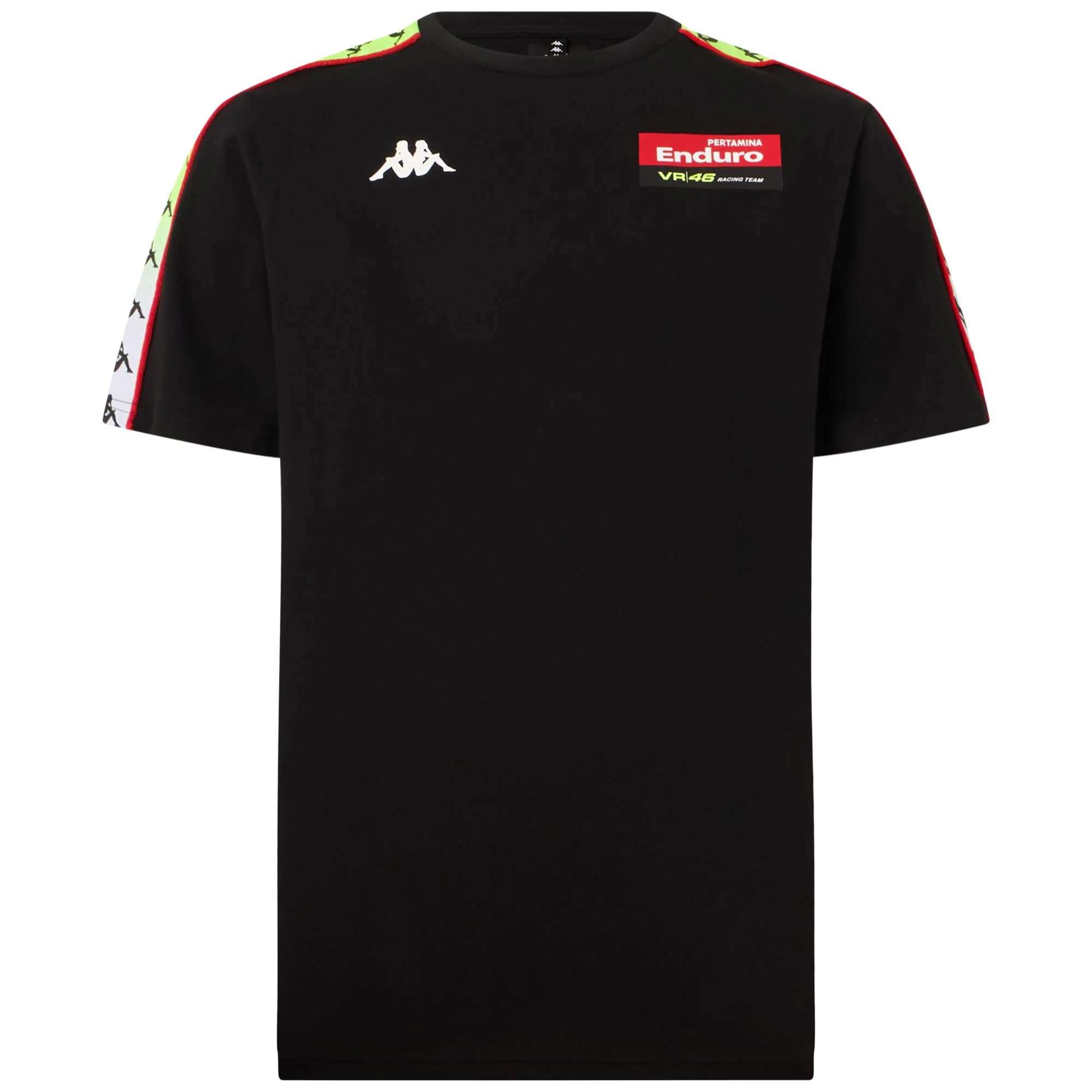 Kappa - Camisetas y tops Hombre Negro - 222 Banda Ran Vr46 Travel