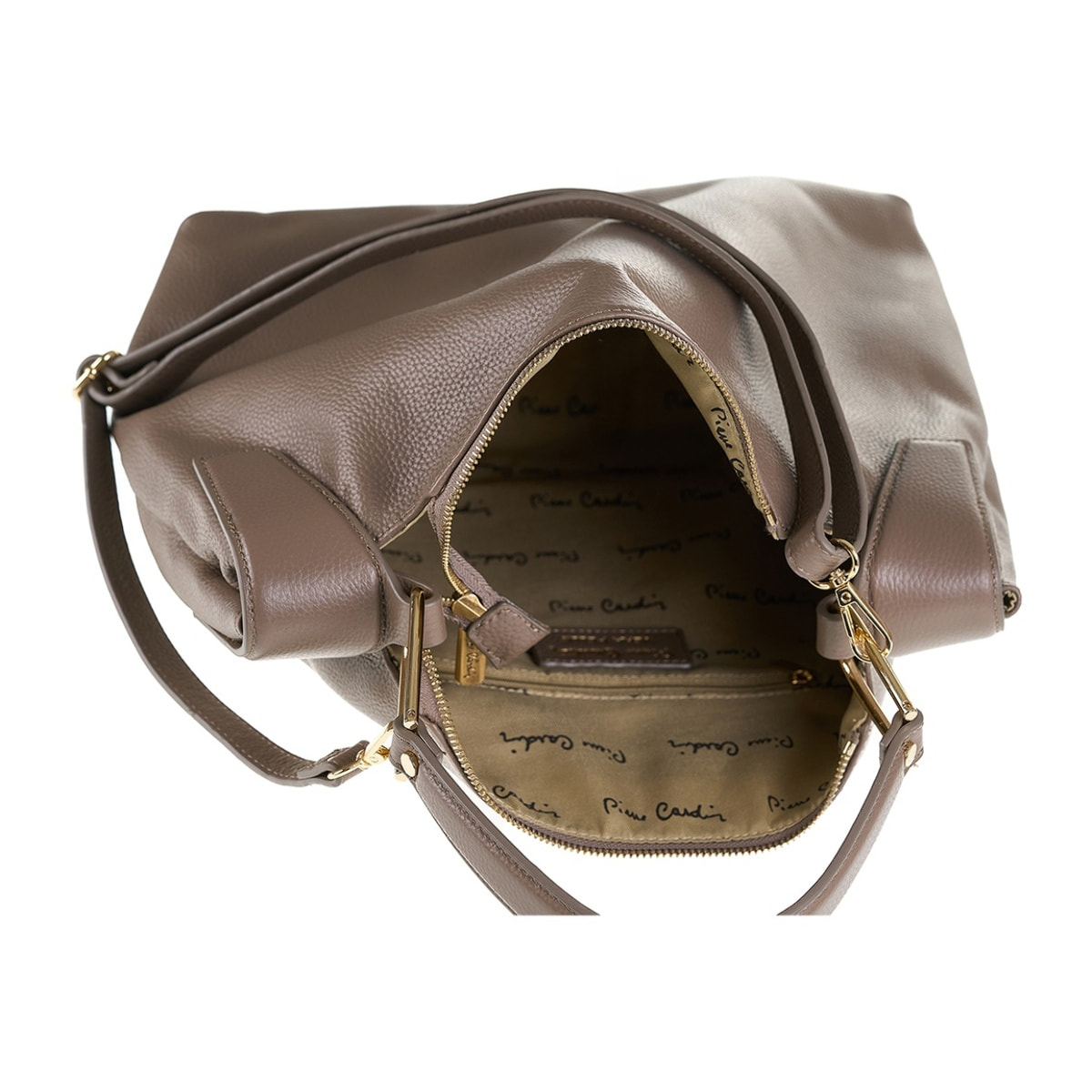 Borsa a spalla da donna Made in Italy - Modello Lyra Elite - 100% pelle - 33.0 x 30.0 x 12.0 cm