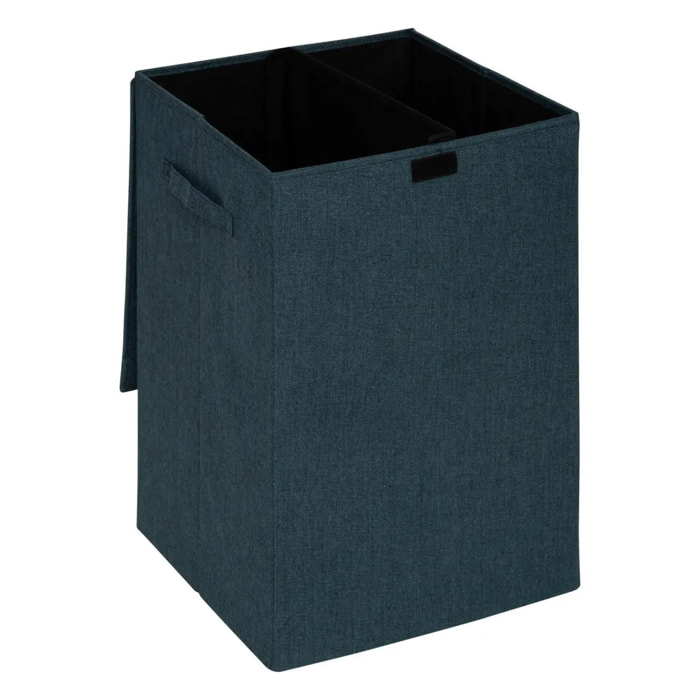 Panier à linge "Colorama" bleu 74L