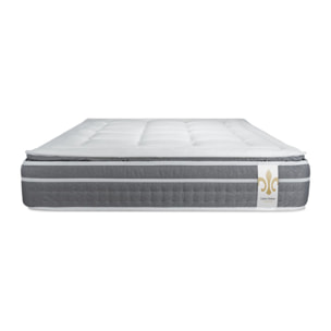 Matelas Trente PLUS - 30cm - Ressorts ensachés et mémoire de forme - Effet nuage avec surmatelas intégré - Soutien Equilibré