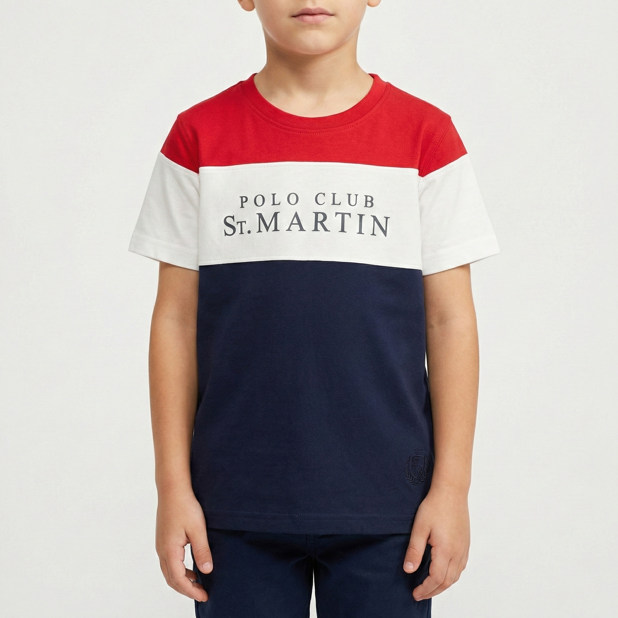 T-shirt maniche corte con stampa logo