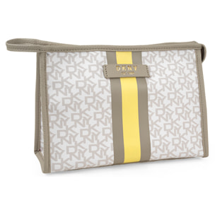 Neceser Viaje Mujer Dkny Dkny-636 Signature Stripe Brege Combo