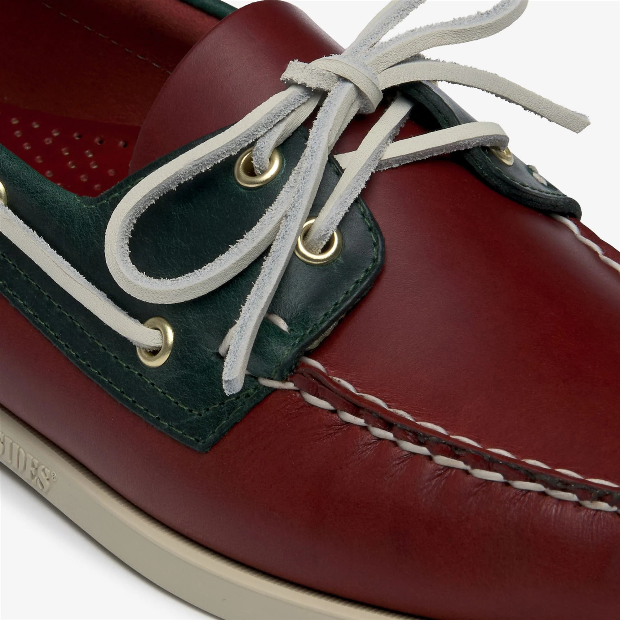 Sebago - Docksides Uomo Rosso - Docksides Portland Waxed