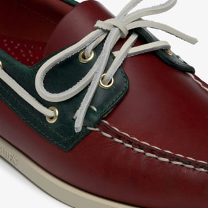 Sebago - Docksides Uomo Rosso - Docksides Portland Waxed