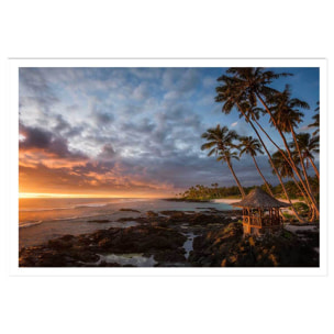 Affiche paysage paradis beach Affiche seule