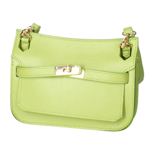 Borsa a tracolla da donna - Modello Katie - 100% vera pelle - 23.0 x 17.0 x 5.0 cm